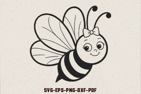 Cute Bee Animal SVG Funny Bee SVG: A Playful Embroidery Design Review