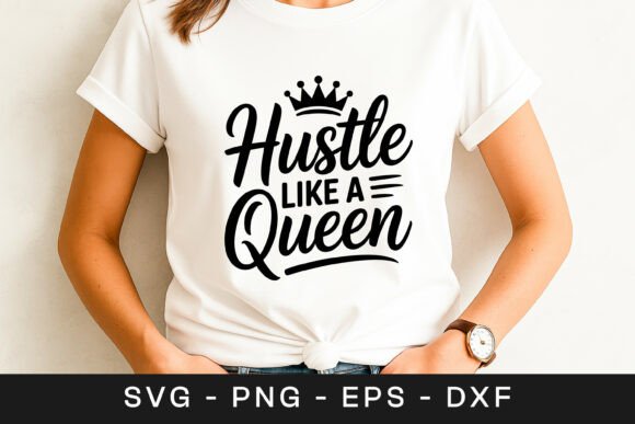 Hustle Like a Queen Motivational Quote Embroidery Design Review