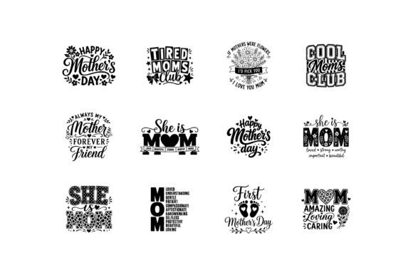 Mother's Day Typography Bundle