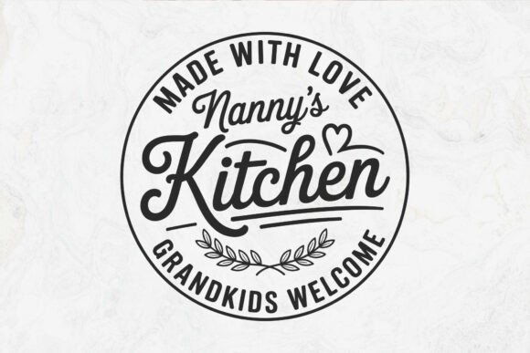 Nanny's Kitchen Svg Png, Kitchen Quote