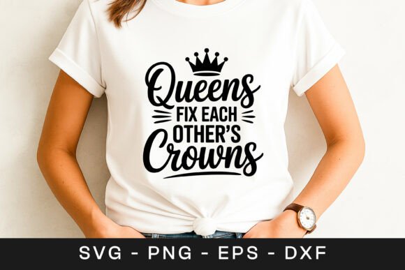 Queens Fix Each Other’s Crowns